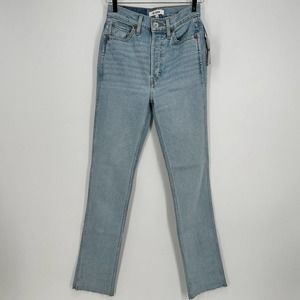RE/DONE 80s Slim Straight-Leg Women‎ Denim Jeans Size 25